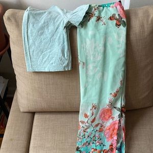 Crop Top & Maxi Skirt Outfit